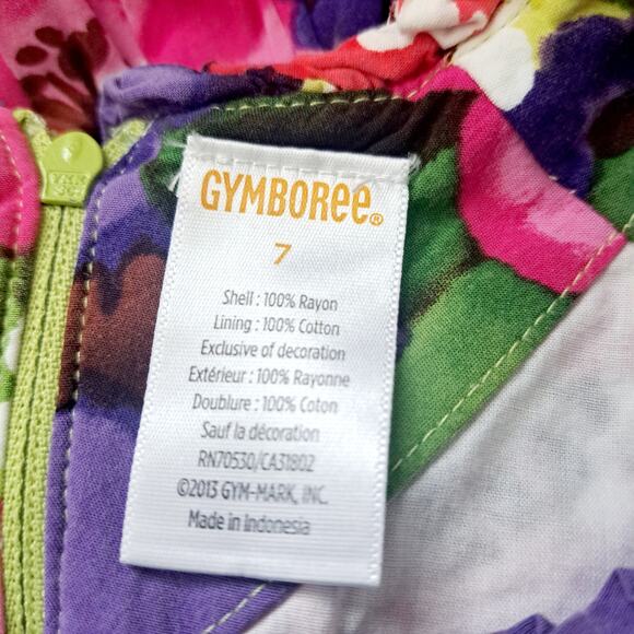 Gymboree Sleeveless Floral Print Dress - Picture 4 of 5